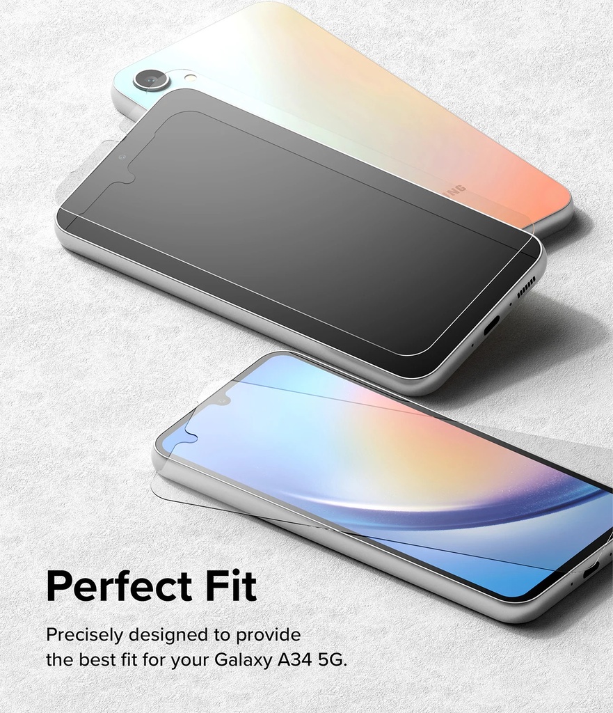 RINGKE Tempered Glass para Samsung Galaxy A34
