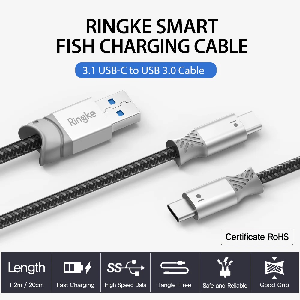 Ringke Smart Fish Charging Cable Tipo C