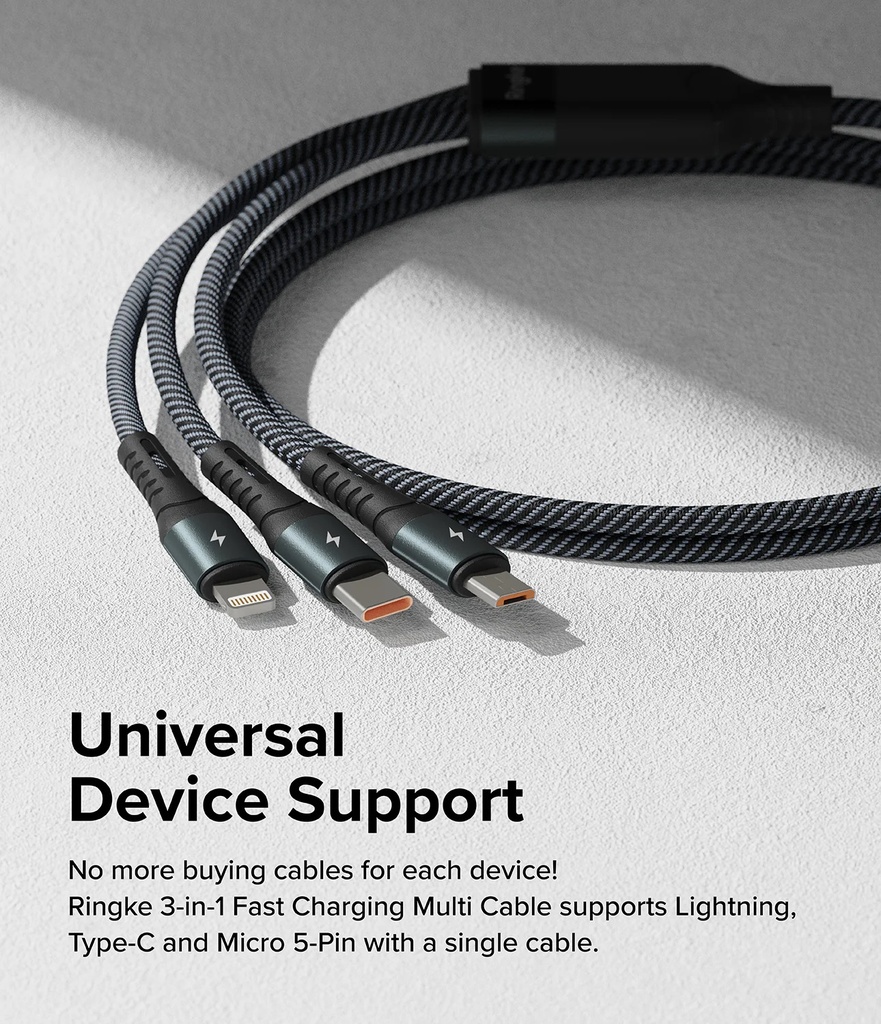 Ringke 3-in-1 Fast Charging Multi Cable