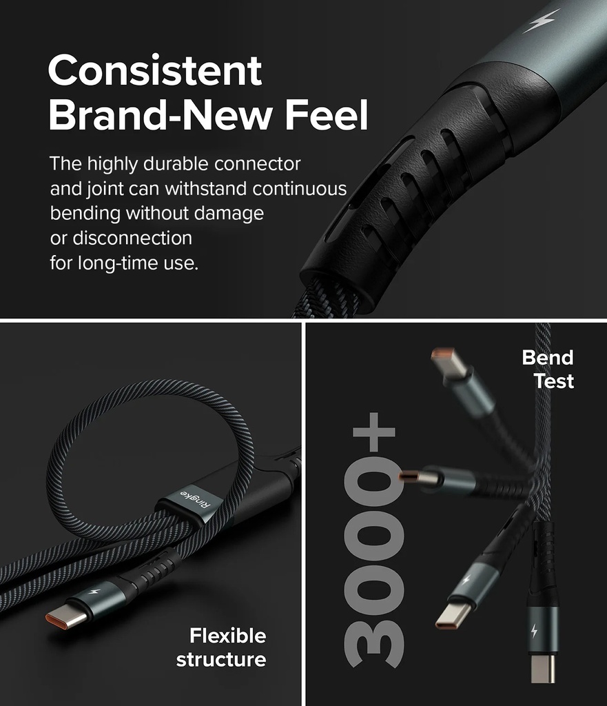 Ringke 3-in-1 Fast Charging Multi Cable
