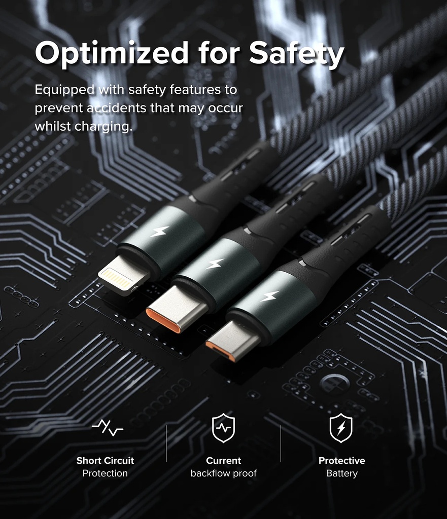 Ringke 3-in-1 Fast Charging Multi Cable