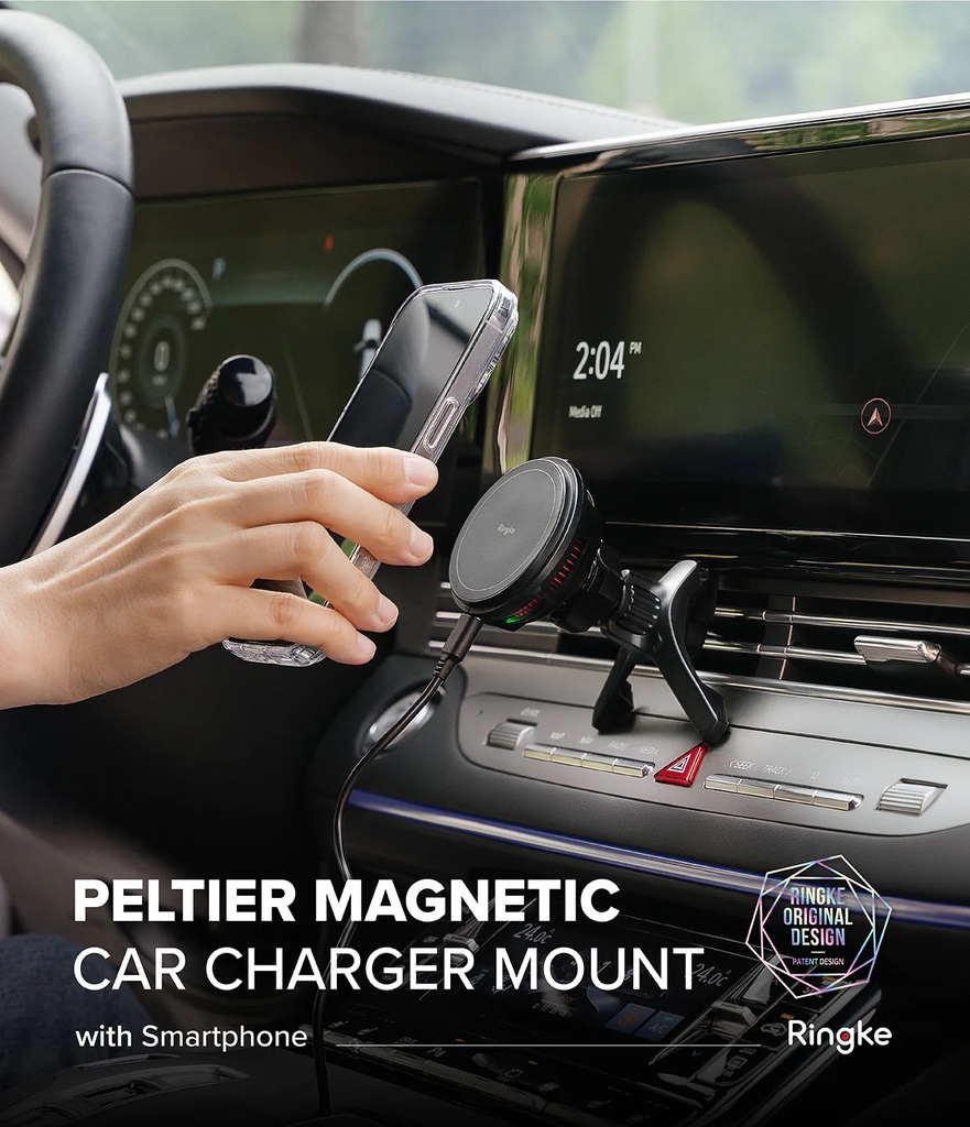 Ringke Qi2 Peltier Magnetic Car Charger Mount