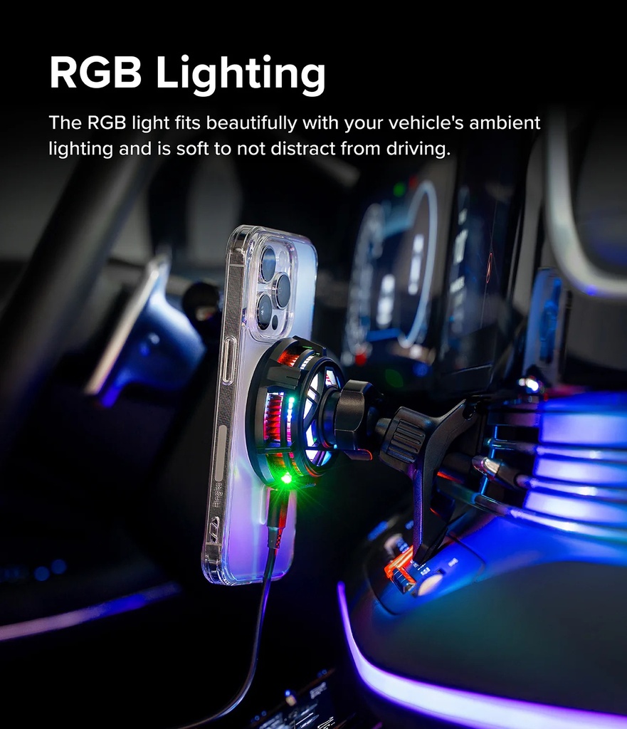 Ringke Qi2 Peltier Magnetic Car Charger Mount