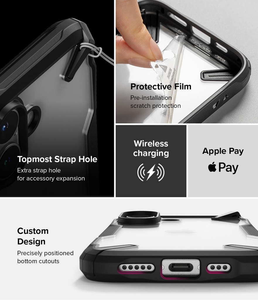 iPhone 16 Plus | Funda Ringke Fusion X