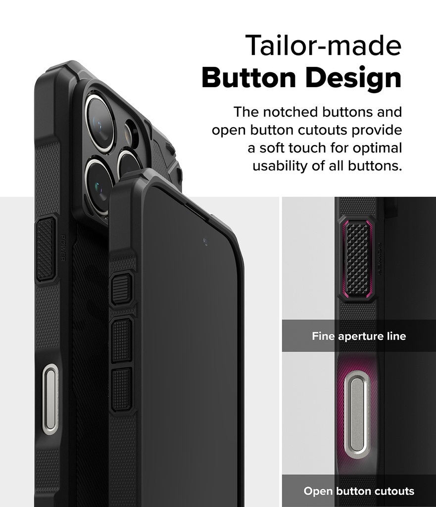 iPhone 16 Pro Max | Funda Ringke Rugged Gear Magnetic