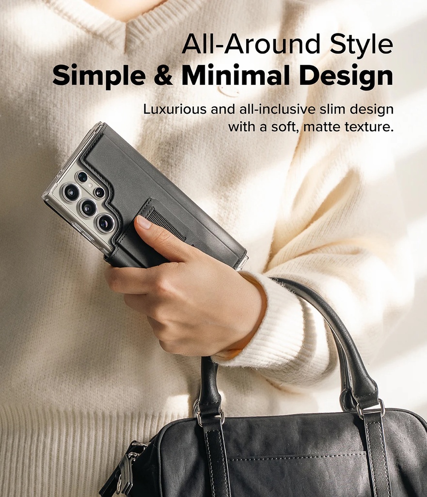 Samsung Galaxy S25 Ultra / S24 Ultra / S23 Ultra | Funda Ringke Folio Grip Wallet Magnetic