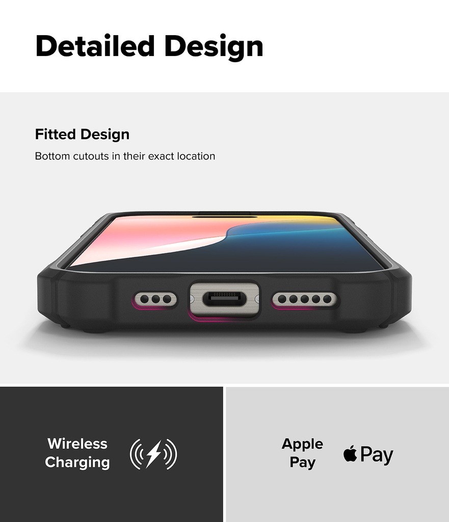 iPhone 16 Pro | Funda Ringke Rugged Gear