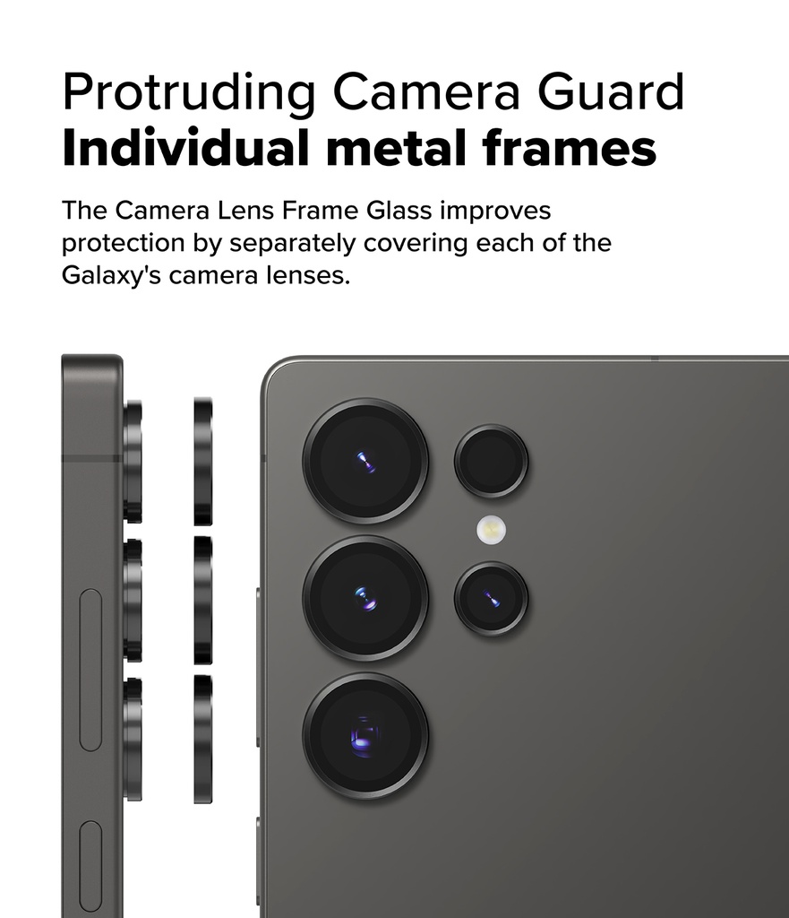 Samsung Galaxy S25 Ultra | Vidrio Templado Ringke Camera Lens Frame Glass (pack de 2)