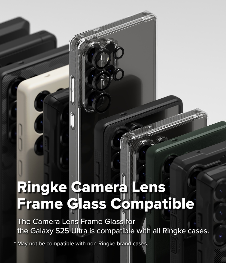Samsung Galaxy S25 Ultra | Vidrio Templado Ringke Camera Lens Frame Glass (pack de 2)