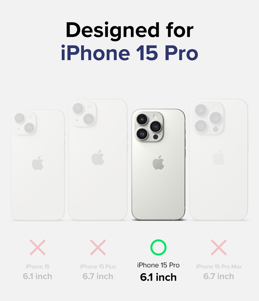 RINGKE Fusion Clear para Apple iPhone 15 Pro