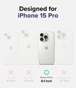RINGKE Fusion Clear para Apple iPhone 15 Pro