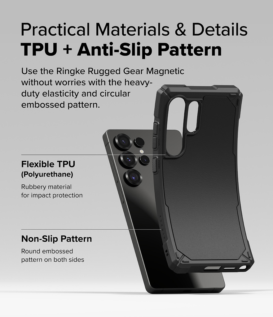 Samsung Galaxy S25 Ultra | Funda Ringke Rugged Gear Magnetic