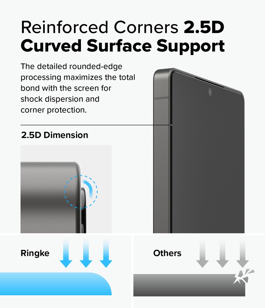 Samsung Galaxy S25 Ultra | Vidrio Templado Ringke Easy Slide Privacy (pack de 2)