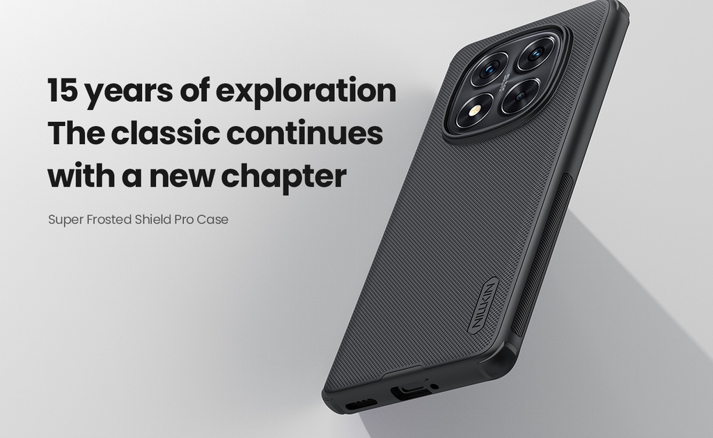 Redmi Note 14 Pro+ (Plus) 5G | Funda Nillkin Super Frosted Shield Pro