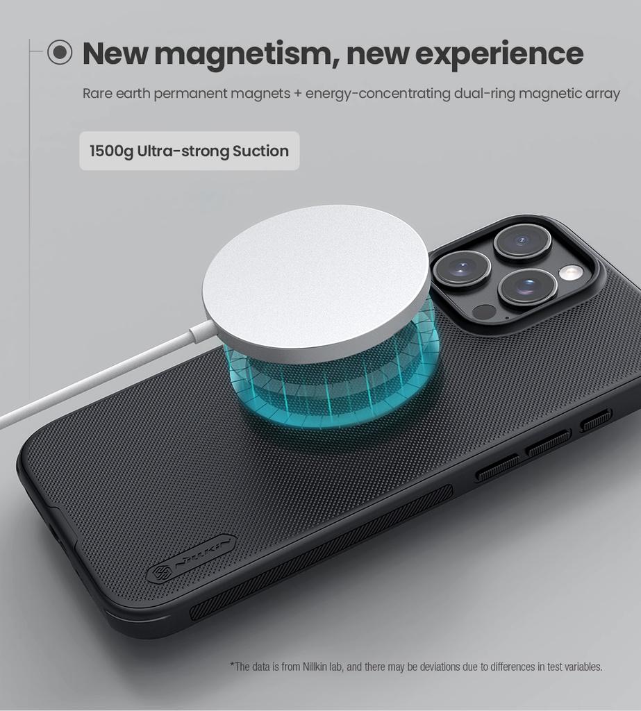 iPhone 16 Pro Max | Funda Nillkin Super Frosted Shield Pro Magnetic Case