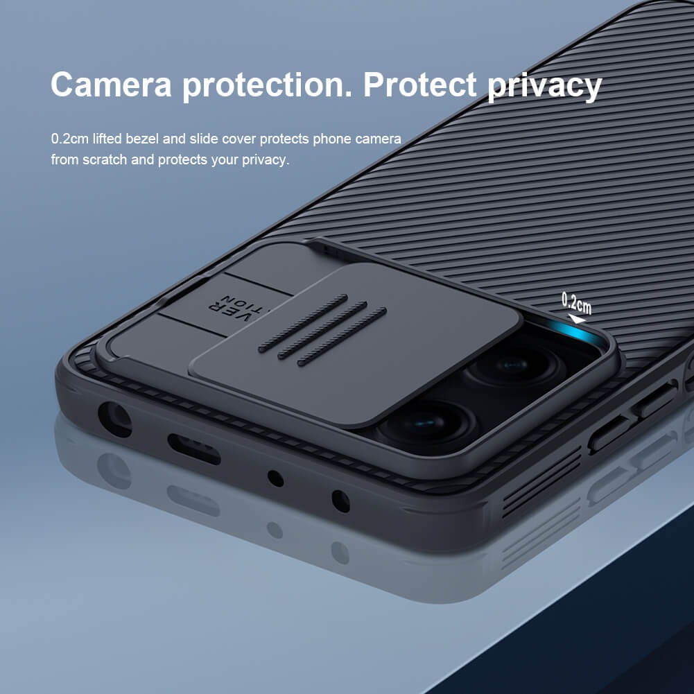 NILLKIN CamShield Azul para Redmi Note 12 5G