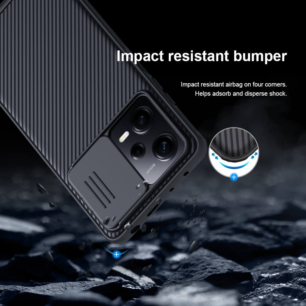 NILLKIN CamShield Azul para Redmi Note 12 5G