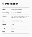 Google Pixel 10 / 10 Pro | Funda Ringke Fusion Magnetic