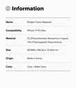 Apple iPhone 17 Pro Max | Funda Ringke Fusion Magnetic
