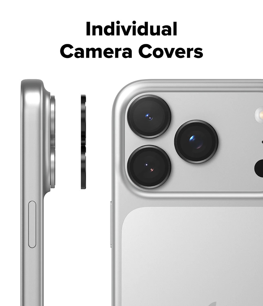 Apple iPhone 17 Pro Max | Vidrio Templado Ringke Camera Lens Frame Glass (pack de 2)