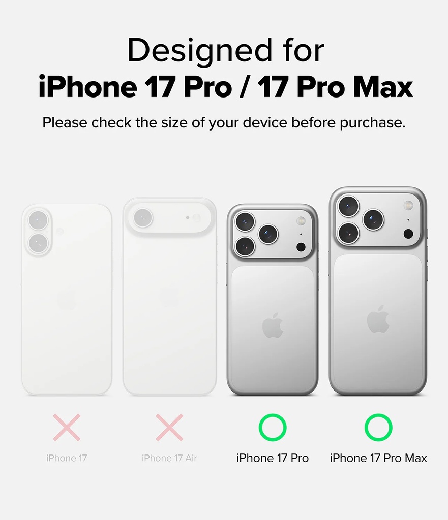 Apple iPhone 17 Pro Max | Vidrio Templado Ringke Camera Lens Frame Glass (pack de 2)
