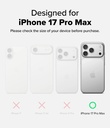 Apple iPhone 17 Pro Max | Vidrio Templado Ringke Easy Slide Privacy (pack de 2)