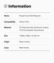 Apple iPhone 17 Pro | Funda Ringke Fusion Bold Magnetic