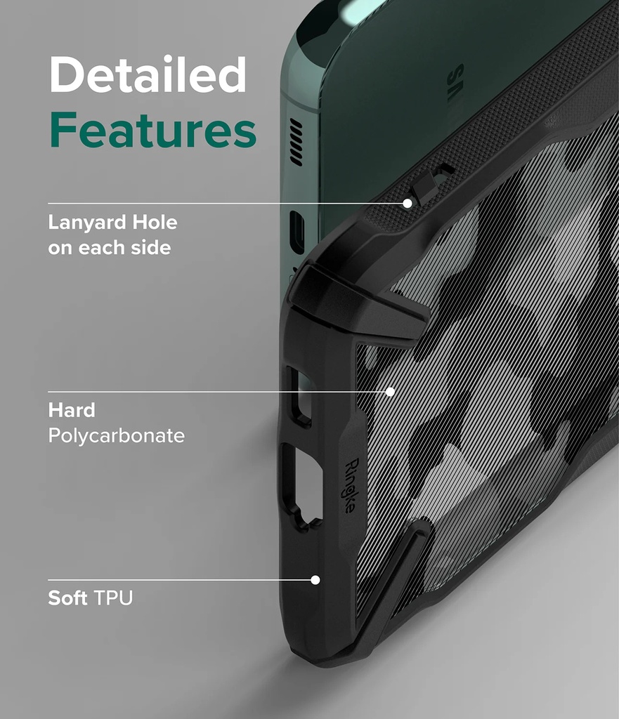 RINGKE Fusion X Camo para Samsung Galaxy S22