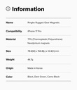 Apple iPhone 17 Pro | Funda Ringke Rugged Gear Magnetic