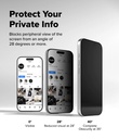 Apple iPhone 17 Pro | Vidrio Templado Ringke Easy Slide Privacy (pack de 2)