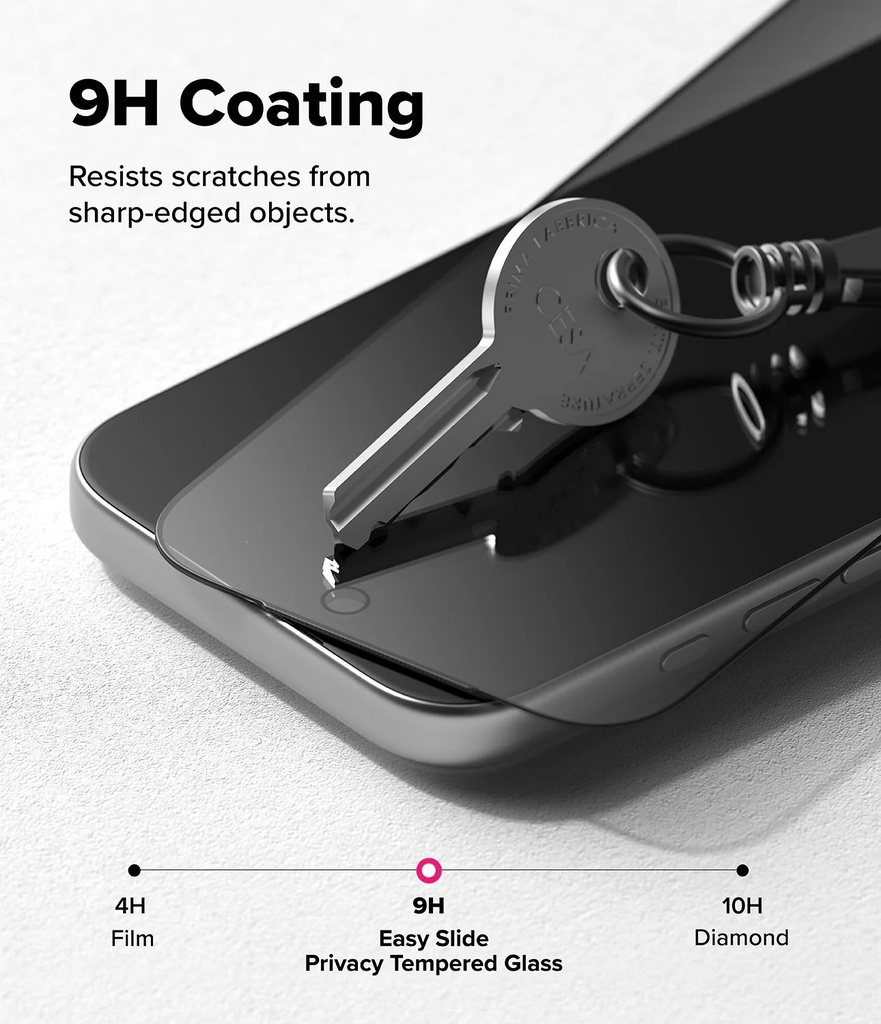 Apple iPhone 17 Pro | Vidrio Templado Ringke Easy Slide Privacy (pack de 2)