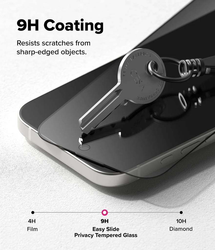 Apple iPhone 17 | Vidrio Templado Ringke Easy Slide Privacy (pack de 2)