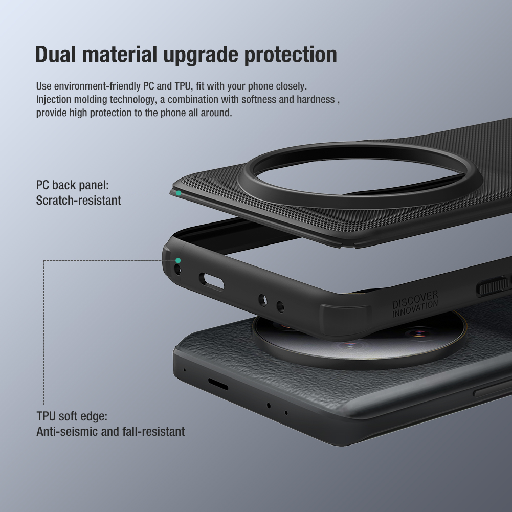 NILLKIN Super Frosted Shield Pro Negro para Xiaomi 13 Ultra