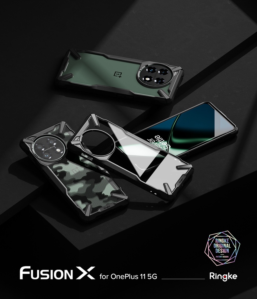 RINGKE Fusion X Negro para OnePlus 11 5G