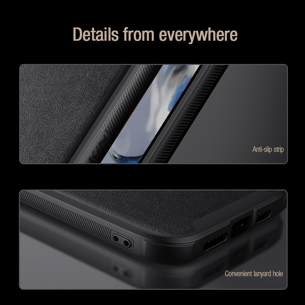 NILLKIN CamShield Leather S Negro para Xiaomi 12T Pro