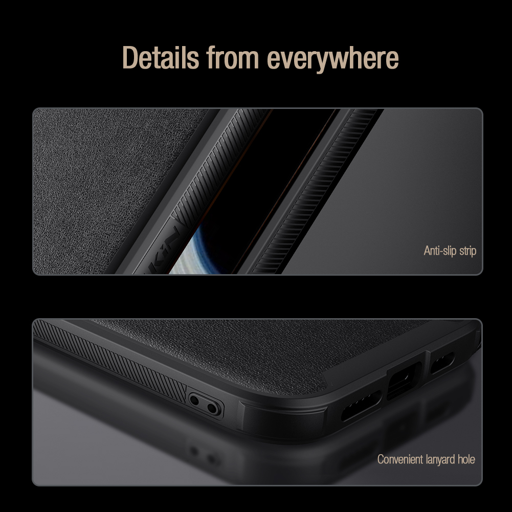 NILLKIN CamShield Leather S Negro para Xiaomi 12T
