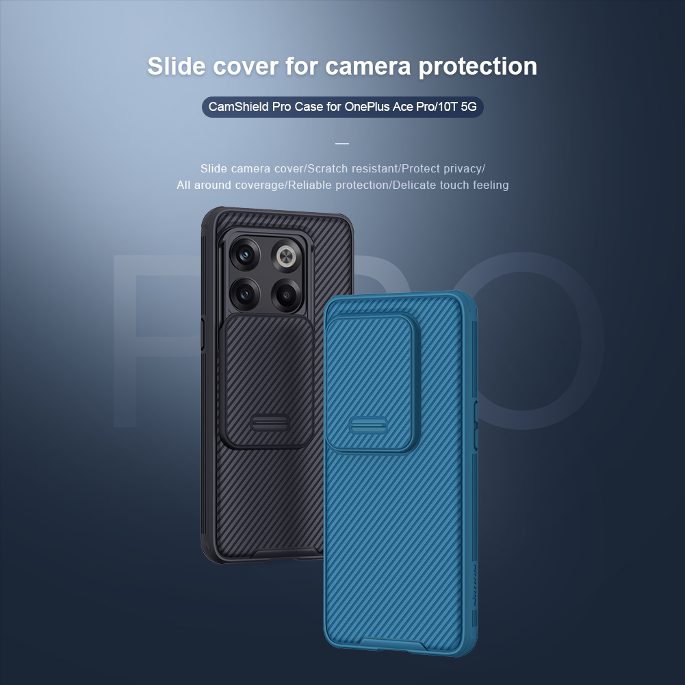 NILLKIN CamShield Pro Negro para OnePlus 10T / Ace Pro