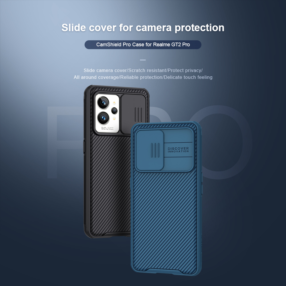 NILLKIN CamShield Pro Azul para Realme GT 2 Pro