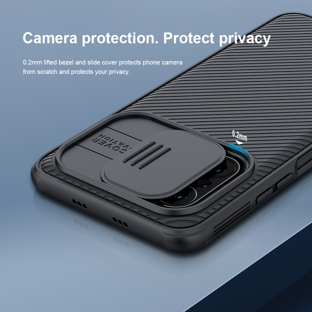 NILLKIN CamShield Pro Azul para POCO F3 / Mi 11i