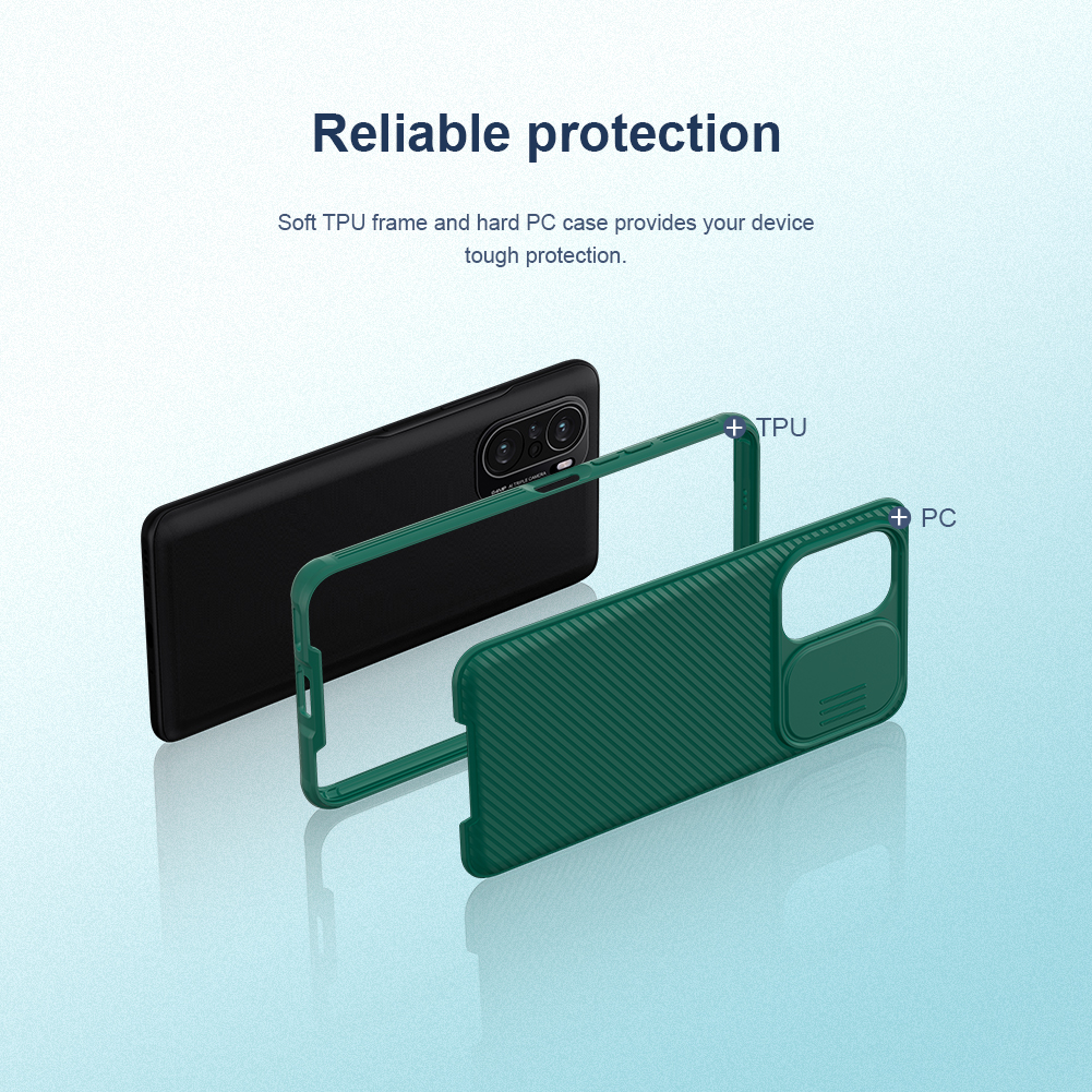 NILLKIN CamShield Pro Azul para POCO F3 / Mi 11i