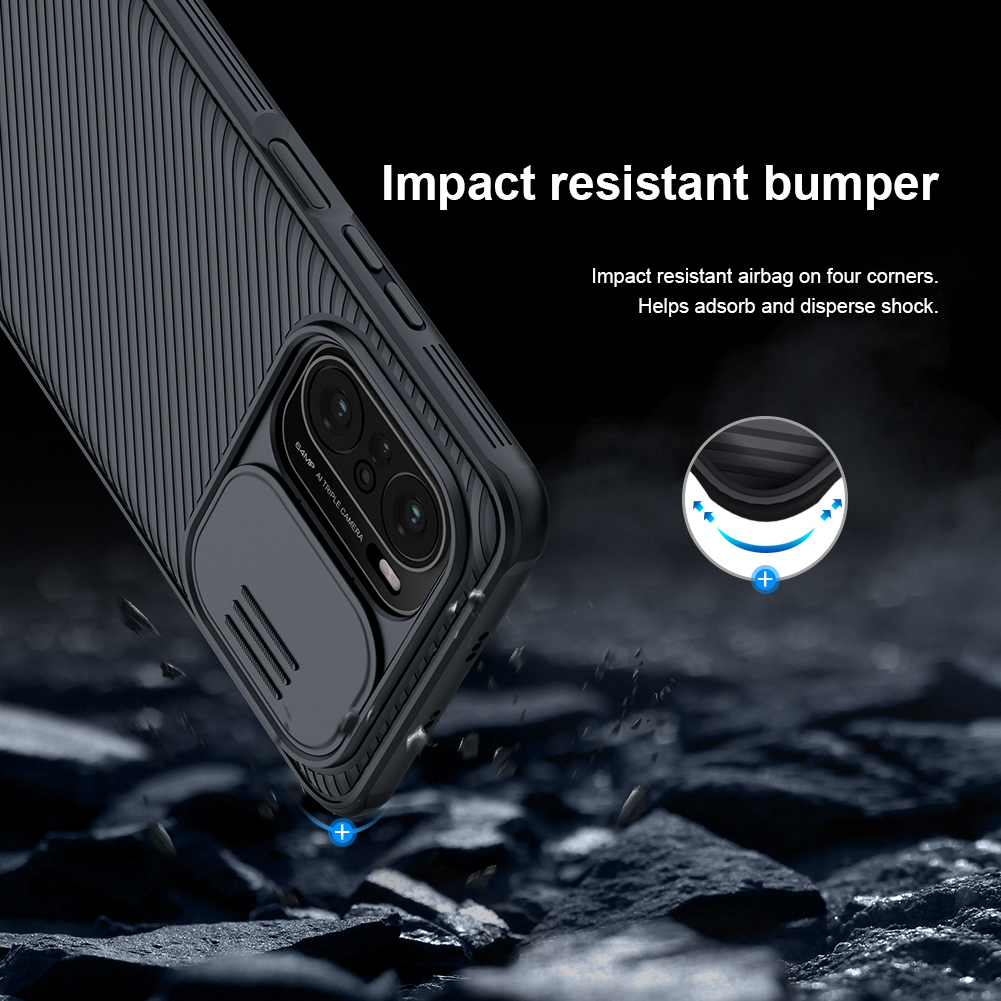 NILLKIN CamShield Pro Azul para POCO F3 / Mi 11i