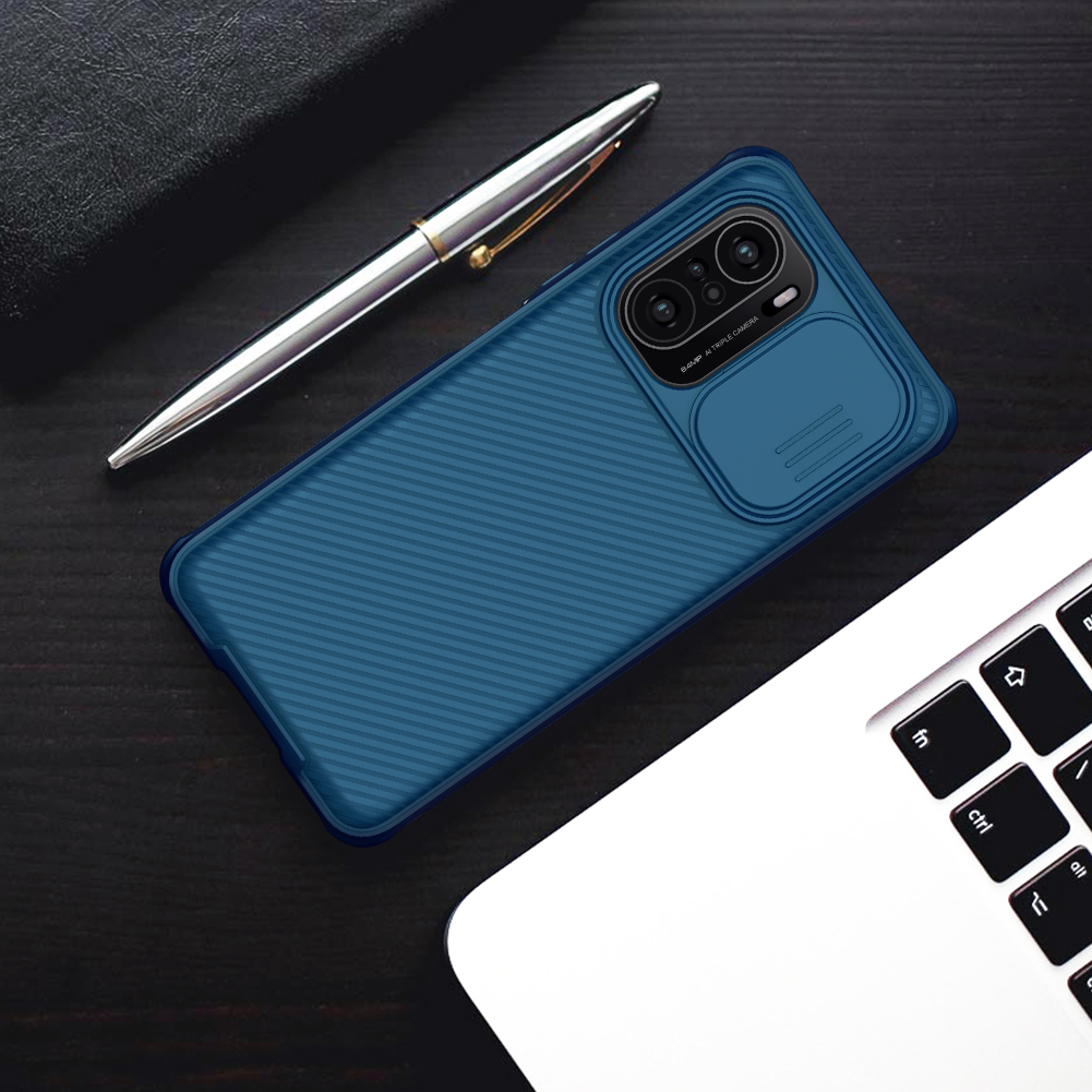 NILLKIN CamShield Pro Azul para POCO F3 / Mi 11i
