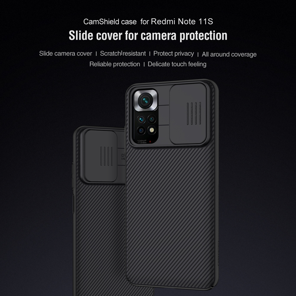 NILLKIN CamShield Negro para Redmi Note 11