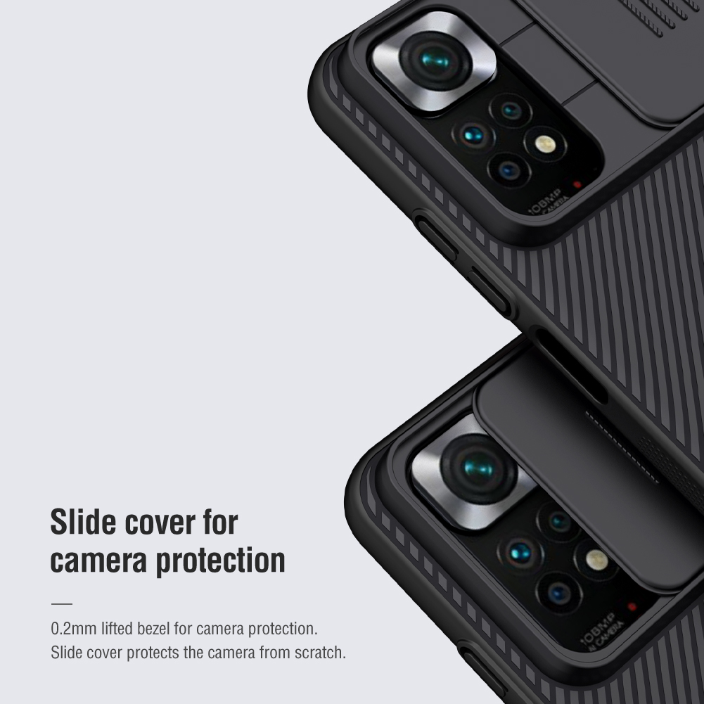 NILLKIN CamShield Negro para Redmi Note 11