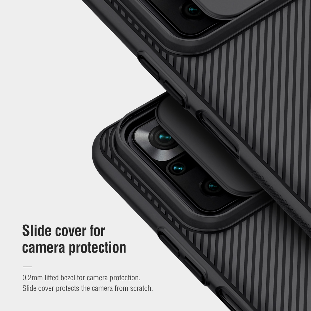 NILLKIN CamShield Azul para Redmi Note 10 Pro