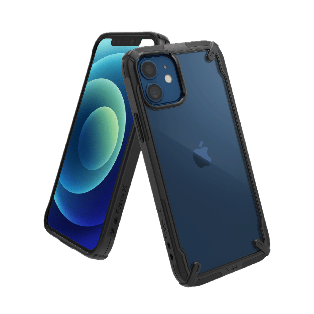 RINGKE Fusion X Negro para Apple iPhone 12 Mini