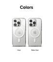 RINGKE Fusion Magnetic Clear Matte para Apple iPhone 15 Pro