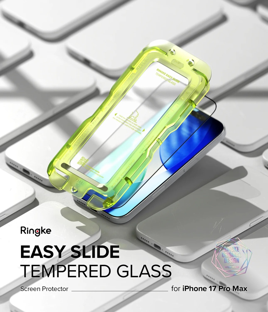 Apple iPhone 17 Pro Max | Vidrio Templado Ringke Easy Slide (pack de 2)