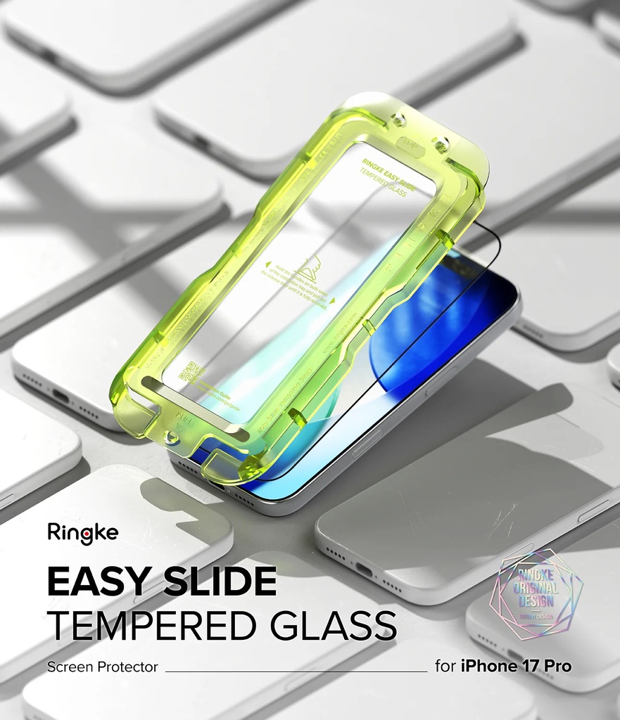 Apple iPhone 17 Pro | Vidrio Templado Ringke Easy Slide (pack de 2)