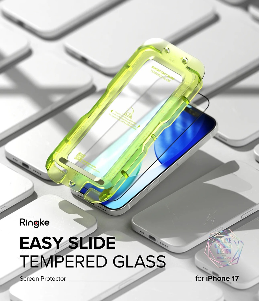 Apple iPhone 17 | Vidrio Templado Ringke Easy Slide (pack de 2)